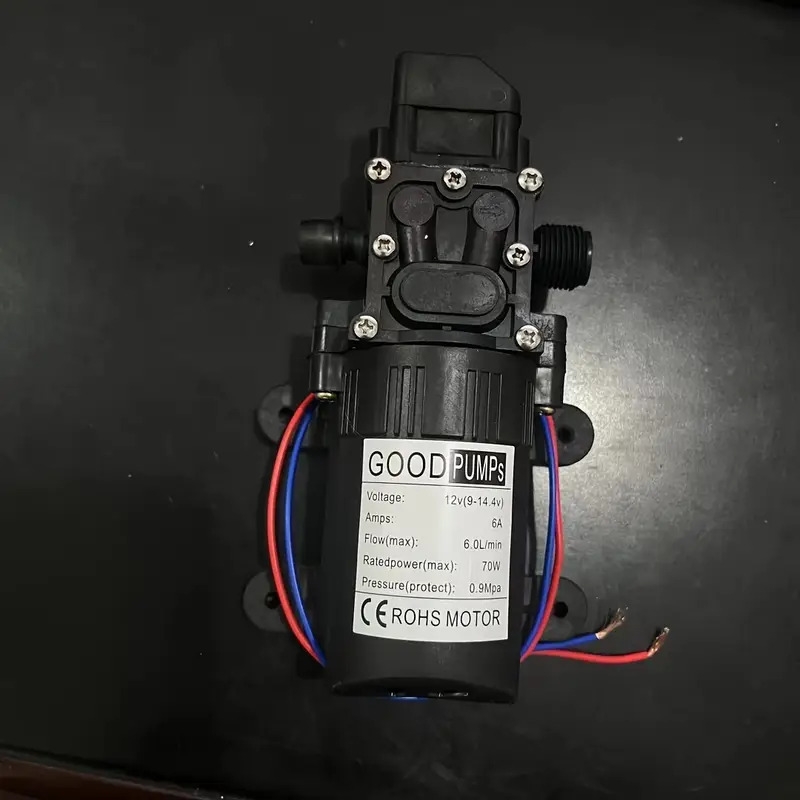 dc 12v 130psi 6l/min water high pressure diaphragm water pump self priming pump automatic switch dc12v water pump 8