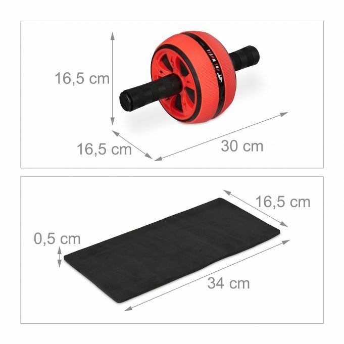 Roue abdominale avec matelas pour genoux_4