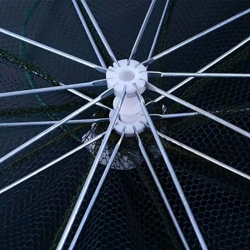 new fishing foldable net trap cast dip cage for crab fish minnow crawdad shrimp details 2