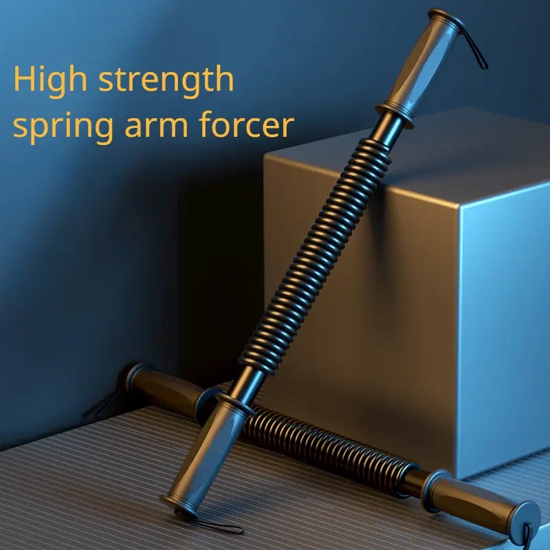 1pc spring arm strength training bar arm strength trainer for men and women fitness arm chest expansion tool 30kg 50kg 60kg details 1