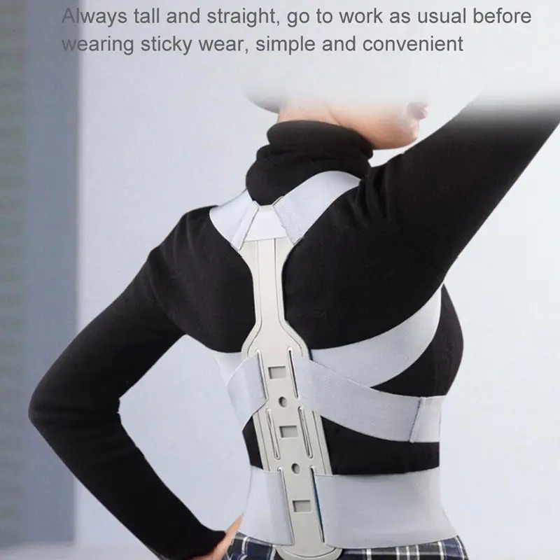 invisible chest posture corrector scoliosis back brace support therapy poor correction medical posture shoulder belt belt s l3a8 details 5