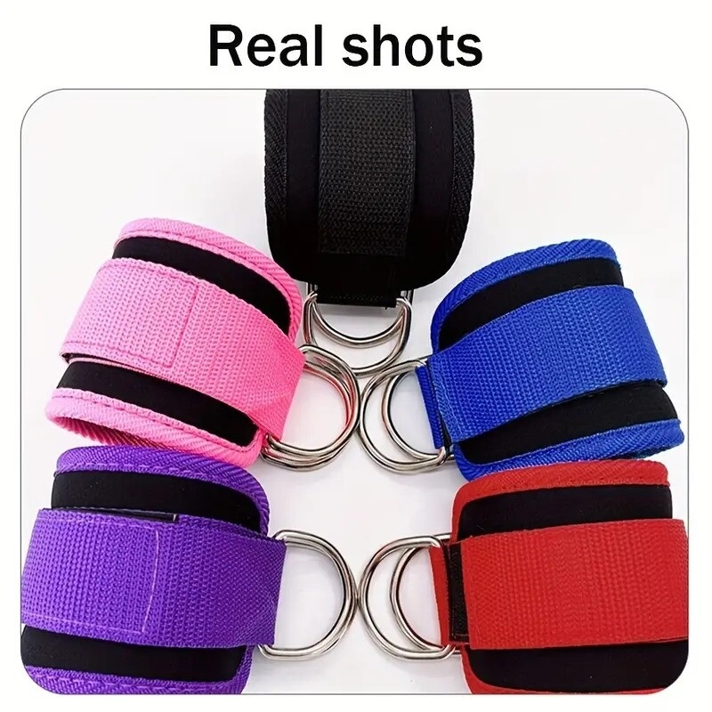 5pcs ankle   bands ankle bands for working out with cuffs   bands for leg butt training ankle straps with exercise bands details 4