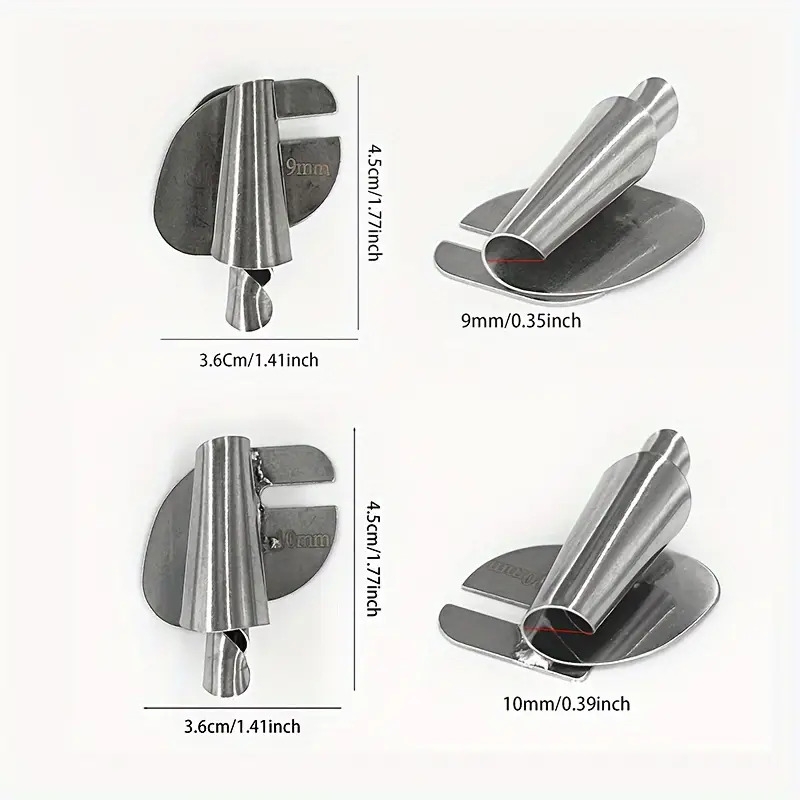 1pc 8pcs universal sewing rolled set 8sizes wide rolled hem pressure sewing machine presser curved scroll for household industrial sewing machines details 2