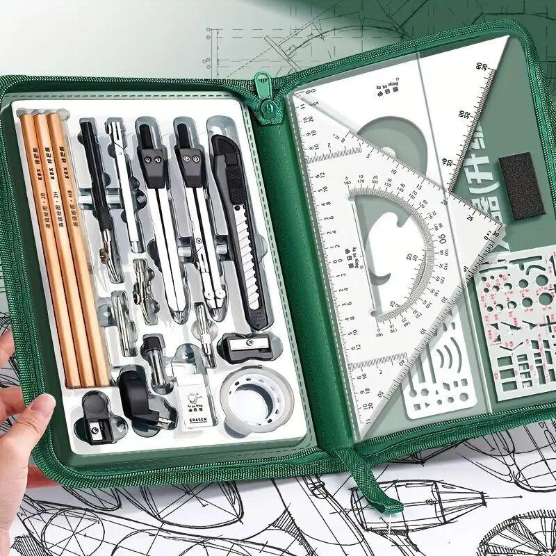 kit and cad multifunctional measuring set for and steel for and sketching 2