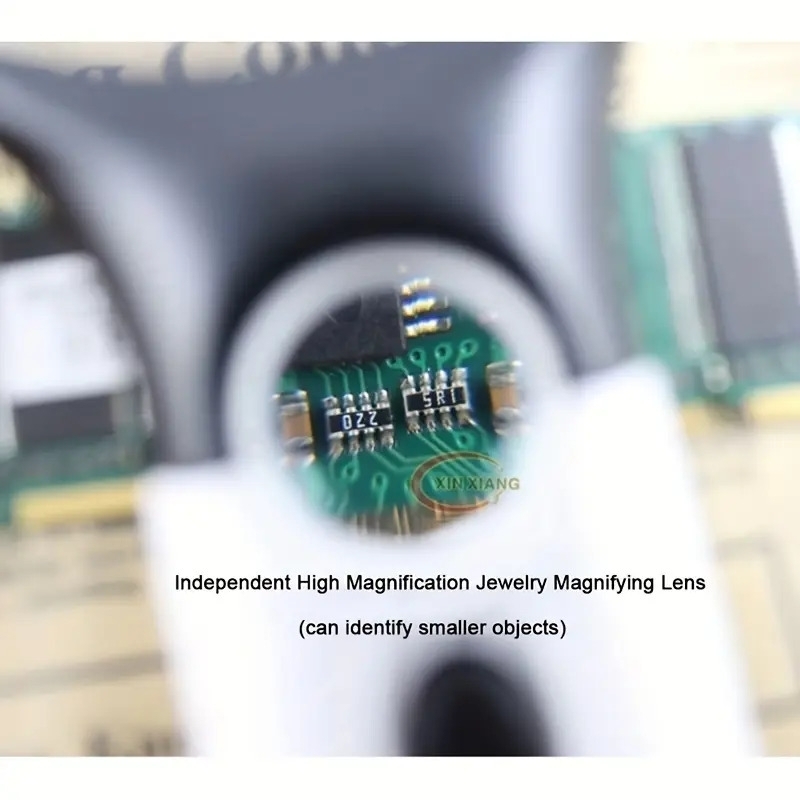 3x 45x magnifying glass lens mini pocket handheld microscope reading jewelry loupe handheld magnifiers with 3 led lights details 3