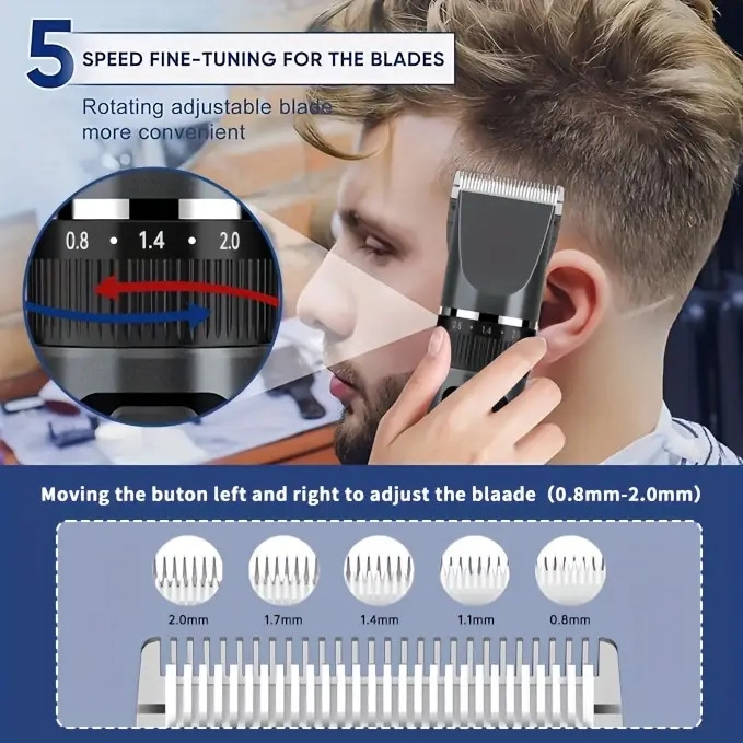   corded home haircut and grooming kit electric clipper Product details 2