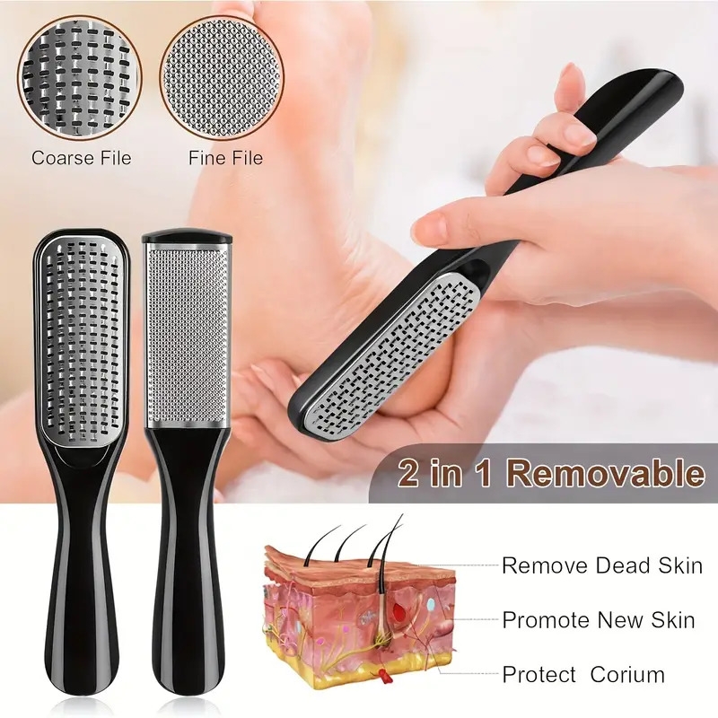 26 in 1 professional pedicure tools set stainless steel foot care kit foot rasp dead skin remover pedicure kit for men women travel 0 62lb 1
