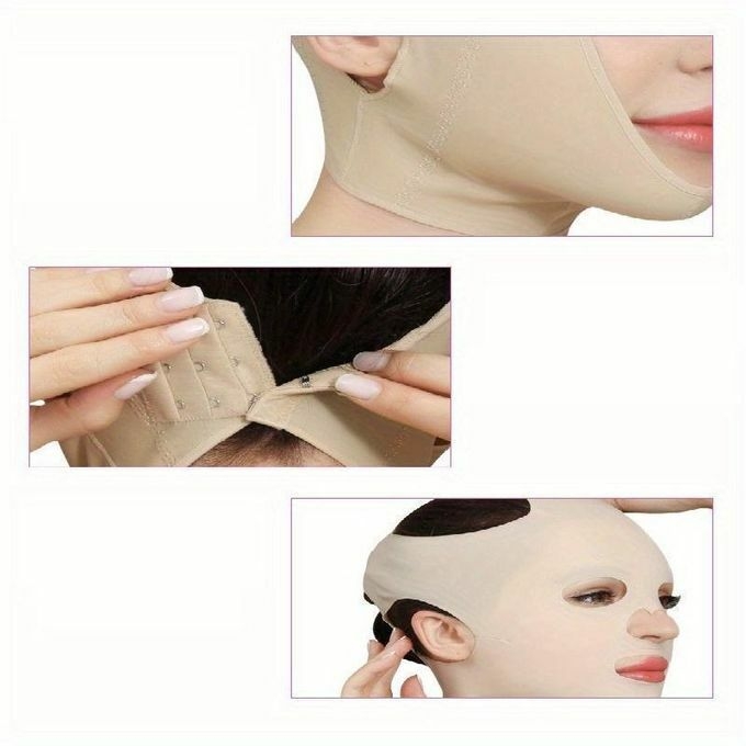 product_image_name-Generic-Face Lift Sleeping Belt, Cheek Chin Shaping Belt Strap Face Mask V Line Lifting-7