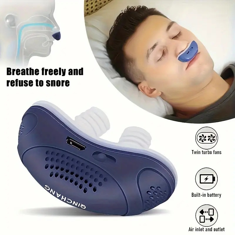 1pc anti snoring magic device nasal stuffy respirator nose purifier anti snoring mini anti snoring mandibular advancement splint details 1