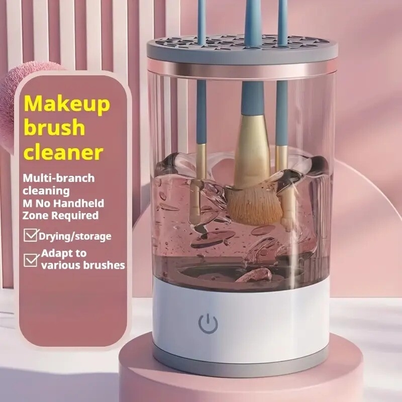 usb powered makeup brush cleaner battery free tool accessory for return school 2