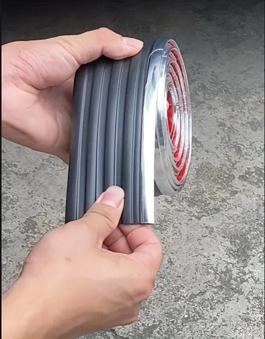 汽车侧裙 防撞杆 门裙边 防摩擦 装饰杆 改良盾牌 美化 生锈橡胶条划痕 详情 6