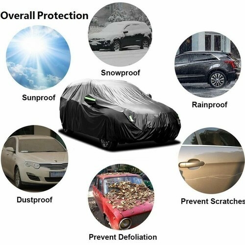 420D Waterproof Full SUV Car Cover Protection For Land Rover Range Rover Evoque - Picture 3 of 12