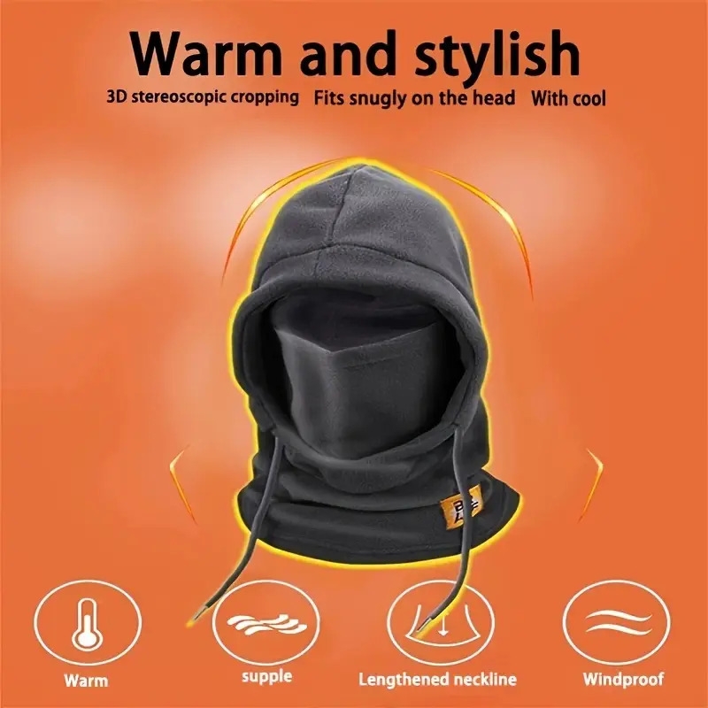 winter windproof face mask headgear cycling cap plush fleece scarf beanie for men women 4