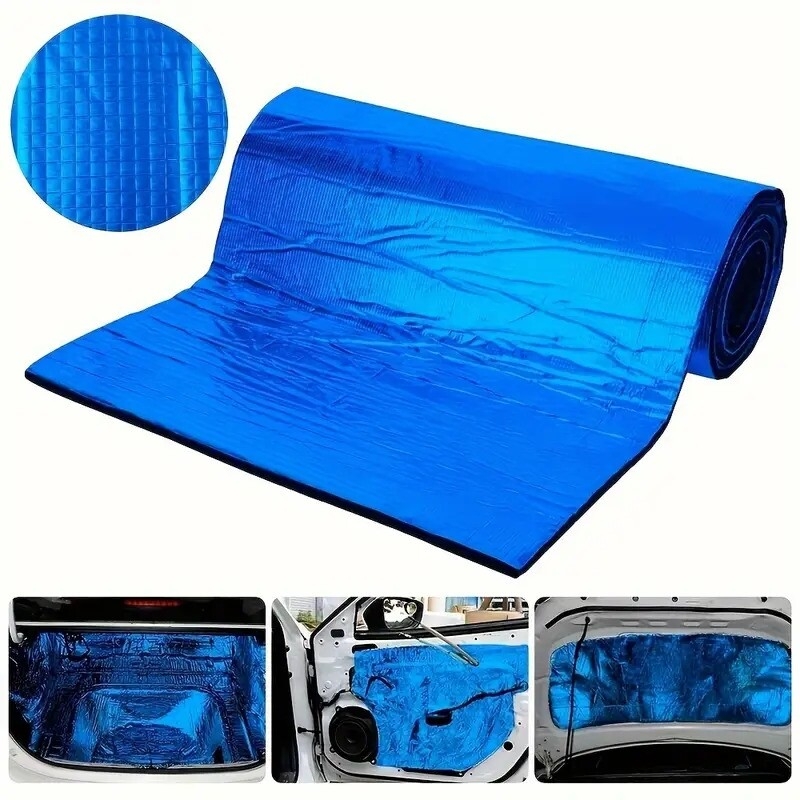car thermal and acoustic insulation foam   thermal and acoustic insulation mat aluminum foil self   thermal and acoustic insulation mat car hood acoustic foam details 0