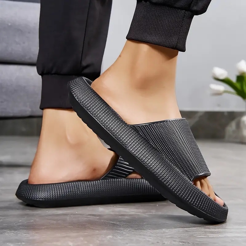 men's trendy quick dry home slides assorted colors casual 40 41 black 12