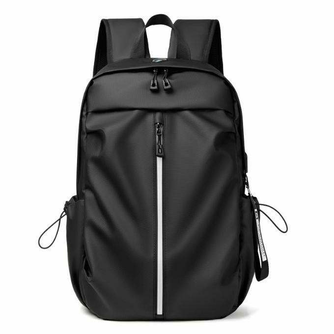 product_image_name-Generic-Sac à dos simple, couleur unie, tendance, pour homme, multifonction, idéal pour les loisirs-1