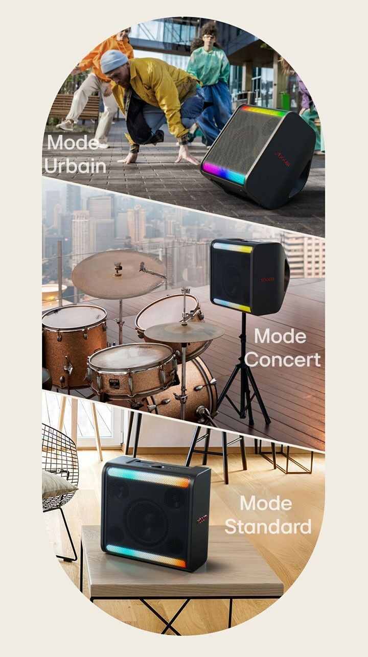 Mode Urbain | Mode Concert | Mode Standard