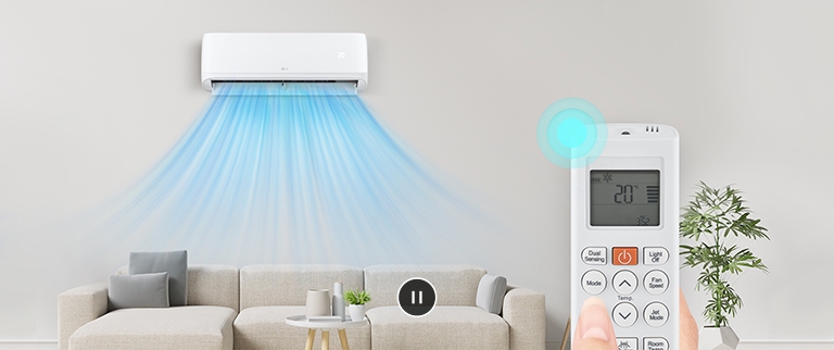 Les modes Refroidissement, Séchage et Ventilateur sont réglés en appuyant sur le bouton « MODE » de la télécommande.