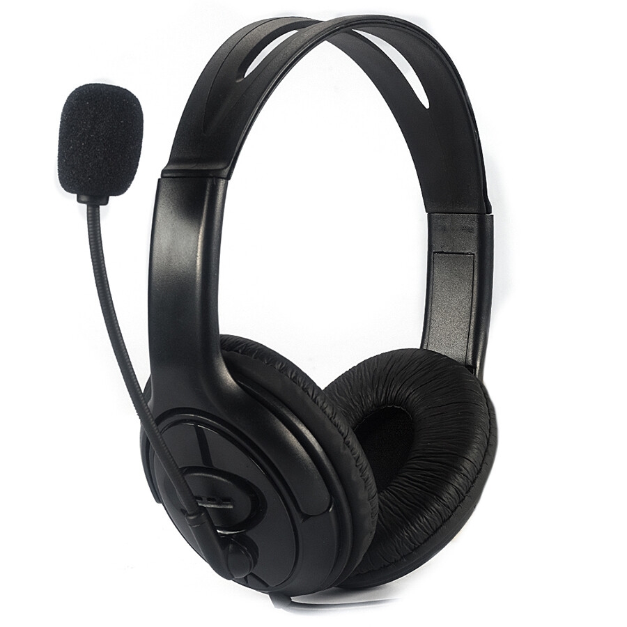 Offre Spéciale casque de jeu filaire P4/P5 tête stéréo 3.5mm montée avec microphone matière plastique durable
