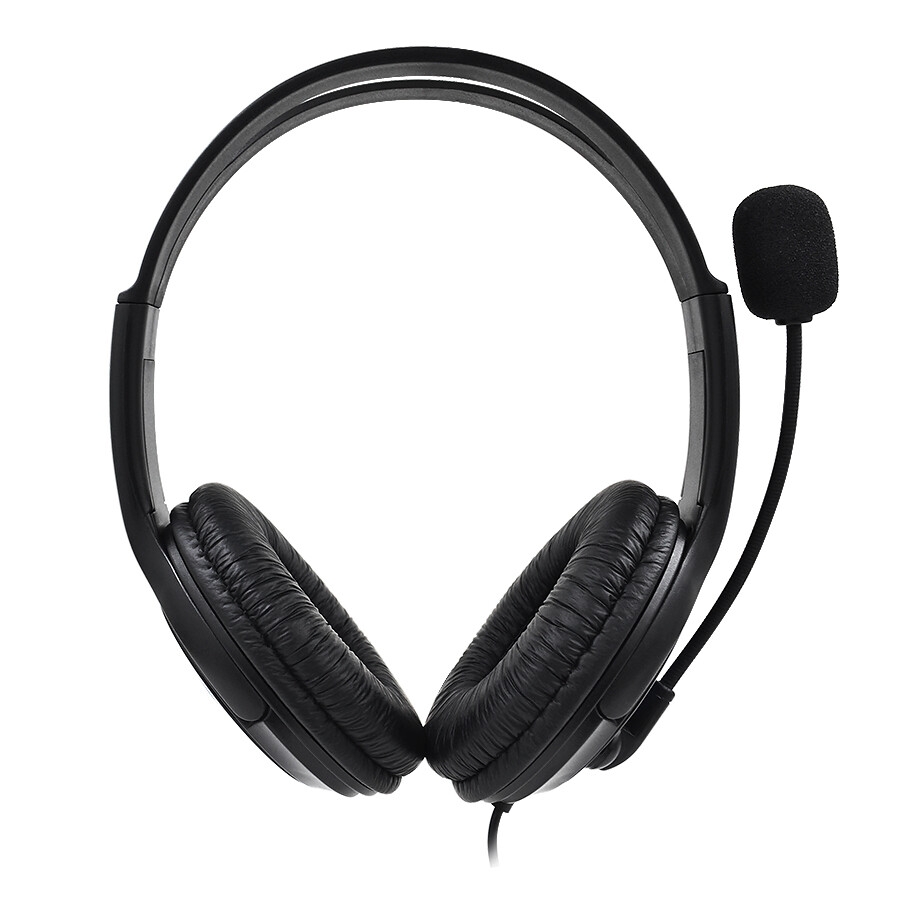 Offre Spéciale casque de jeu filaire P4/P5 tête stéréo 3.5mm montée avec microphone matière plastique durable