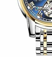 Montres mécaniques automatiques pour hommes OLEVS Robe de luxe Étanche Remontage automatique Phase de lune Chronogr...