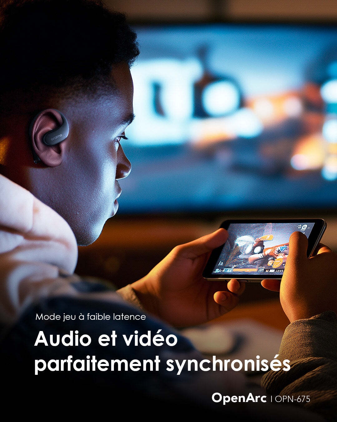 Écouteurs OpenArc en mode jeu sans latence