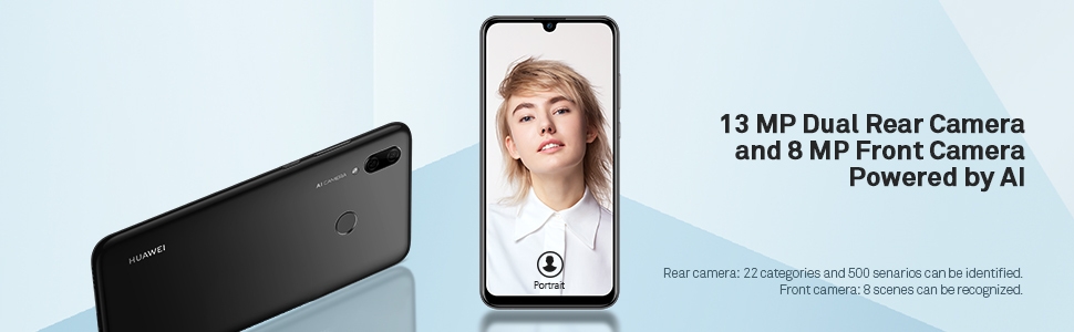 1300 万像素双后置摄像头和 800 万像素前置摄像头,由 AI 驱动