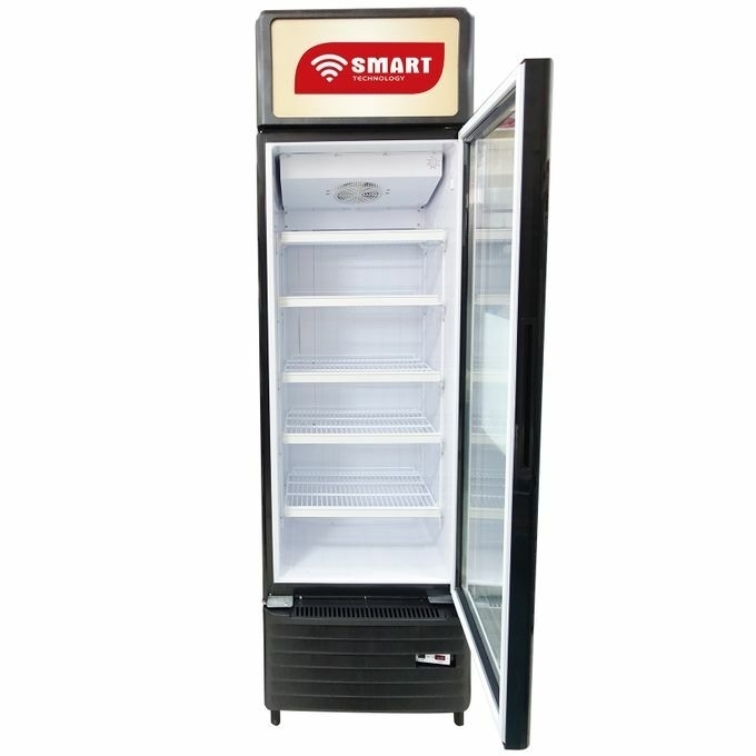 SMART TECHNOLOGY REFROIDISSEUR DEBOUT VITRE SMART 388L