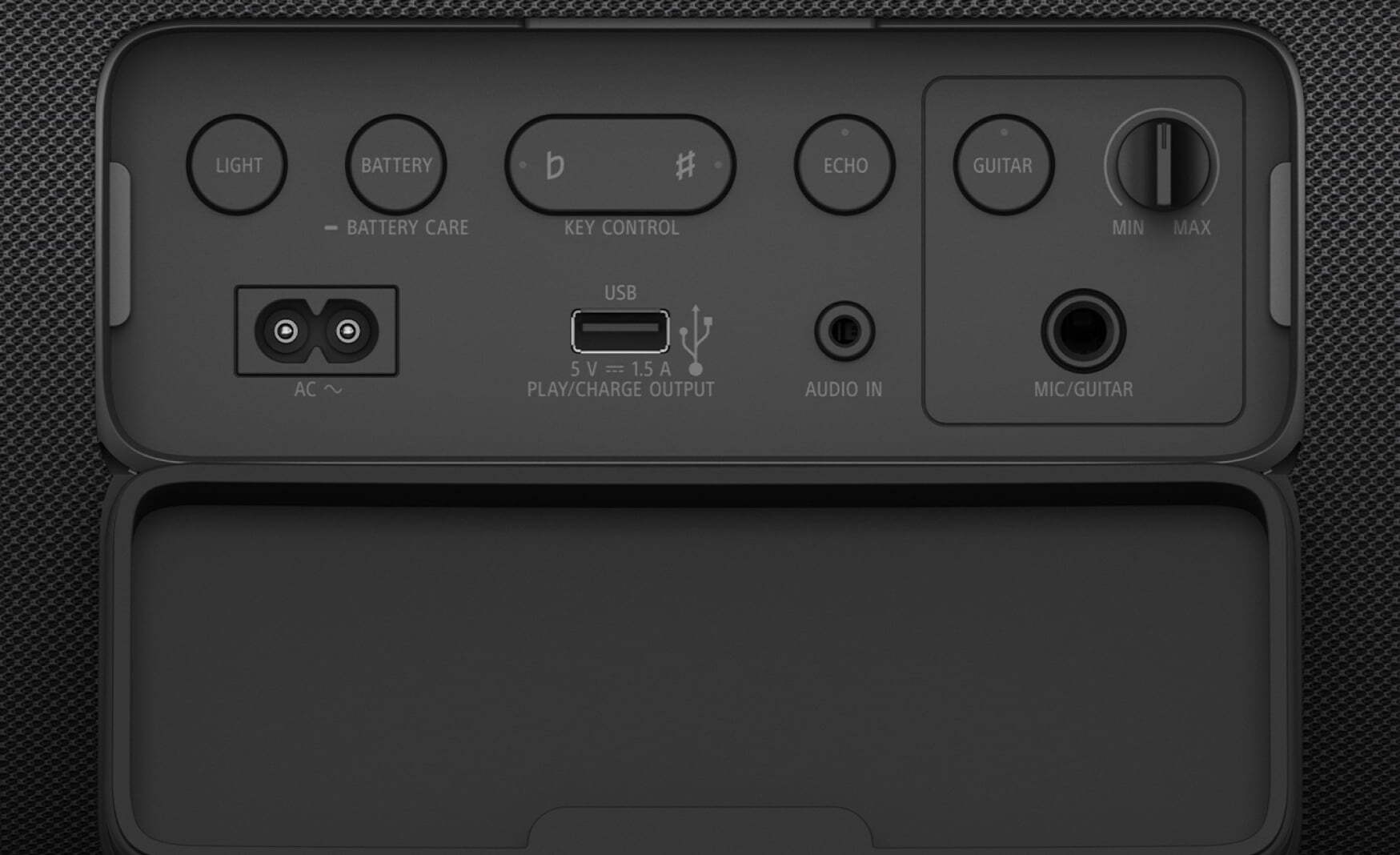 Entrées et paramètres au même endroit