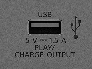 Lecture et charge USB