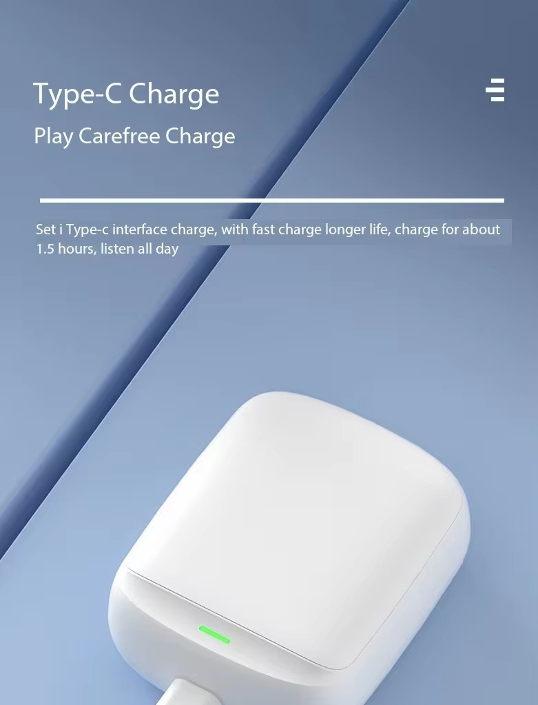 Nouveau casque TWS coulissant sans fil dans l'oreille Subwoofer écouteurs sport antibruit écouteurs stéréo son casque