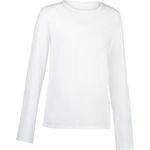 product_image_name-Domyos-T-Shirt manches longues 100 fille GYM ENFANT blanc by decathlon-1