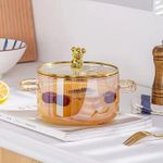 product_image_name-Generic-Faitout En Verre Avec Couvercle, Résistant À La Chaleur En Verre Borosilicate Pour Cuisinière, Pot-Pourri Avec Couvercle, Pots Transparents Pour La Soupe En Doré-1