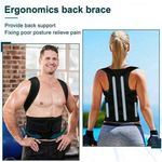 product_image_name-Generic-Correcteur De Posture Dos Correction De Posture Ceinture Dorsale Ajustable Respirant Corset Redresse Sangle Dos Pour Femme Et Homme Gym Amincissante-4