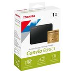 Disque Dur Externe Toshiba Canvio Basics - 1To - USB 3.0 - 2,5 Pouces