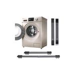 product_image_name-Generic-Support à roulettes réglable et extensible avec support télescopique robuste pour meubles de machine à laver pour réfrigérateurs, sèche-linges, lave-vaisselle, autres objets lourds (gris)-3