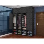 Nean Armoire 4 Battants avec Range Chaussures