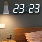 product_image_name-Generic-Grande 3D LED Horloge Murale Numérique USB Design Moderne Décor À La Maison Salon Date Température Calendrier Table Alarme-1