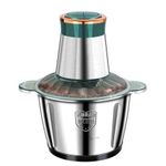 Hachoir Electrique Inox Avec 4 Lames - Trancheuse Multifonctions 3 Litres