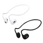 product_image_name-Generic-Casque Ecouteur Bluetooth Sans Fil - Conduction Osseuse - Audio Musique-1