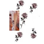 Tatouage Temporel couleur multicolore D001