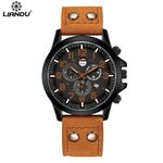 product_image_name-Liandu-Montre décontractée pour homme LIANDU avec calendrier à trois yeux - Marron-1