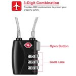 product_image_name-Generic-Locks for Luggage, Code Lock, Flexible Cable Lock, TSA Approved, for Gym,Backpack,Bike Locks,Lockers,Case,Toolbox,Doors&Windows-4