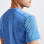 product_image_name-Domyos-T-shirt Technique Fitness  Bleu Chiné By Decathlon-5