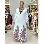 product_image_name-Fashion-Robe décontractée blanche à strass-1