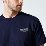 product_image_name-Domyos-T-shirt Fitness Homme - 500 Essentials Imprimé Bleu Foncé-3