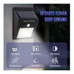 product_image_name-Generic-Lampe solaire extérieure Led - Détecteur de mouvement - Noir-5