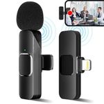 Microphone cravate sans fil TECHMASTERS K9 2,4 GHz pour l'enregistrement vidéo en direct de vlogs et d'interviews