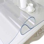 product_image_name-Generic-Tapis De Table Transparent, Plaque De Cristal En PVC Imperméable Et Résistante à L'huile De Piment-1