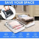 product_image_name-Generic-Ensemble De 10 Sacs De Compression Roulés à la Main, Comprenant 4 Grands Et 4 Petits Sacs De Rangement Sous Vide Sacs De Compression Sous Vide Sacs De Rangement De Voyage Sacs De Rangement Pour Vêtements-6